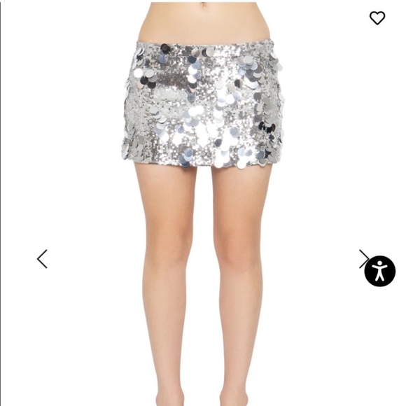 Danielle Guizio Dresses & Skirts - Danielle Guizio Low Rise Paillette Skirt NWT